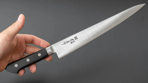 Fujiwara Kanefusa SK High Carbon Sujihiki 270mm Pakka Handle - Tetogi