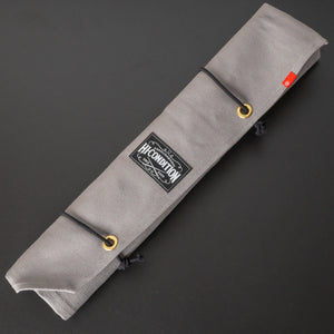 HI-CONDITION Hanpu Canvas 6 Pockets Knife Roll Gray - Tetogi