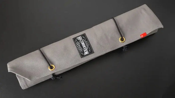 HI-CONDITION Hanpu Canvas 6 Pockets Knife Roll Gray - Tetogi