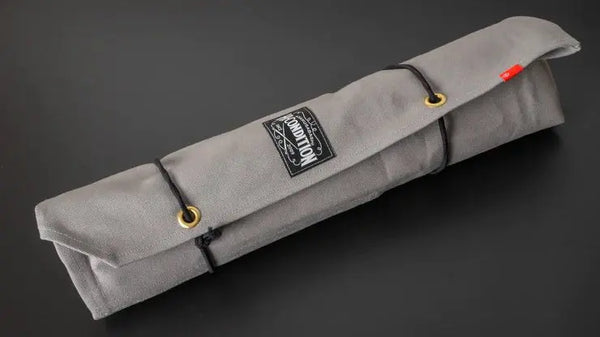 HI-CONDITION Hanpu Canvas 6 Pockets Knife Roll Gray - Tetogi