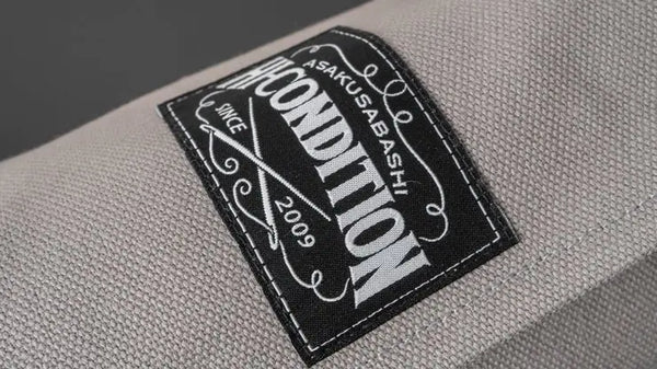 HI-CONDITION Hanpu Canvas 6 Pockets Knife Roll Gray - Tetogi