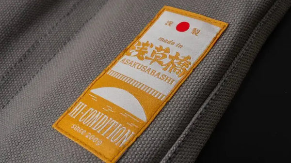 HI-CONDITION Hanpu Canvas 6 Pockets Knife Roll Gray - Tetogi