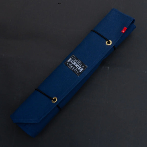 HI-CONDITION Hanpu Canvas 6 Pockets Knife Roll Navy - Tetogi