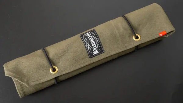 HI-CONDITION Hanpu Canvas 6 Pockets Knife Roll OD - Tetogi