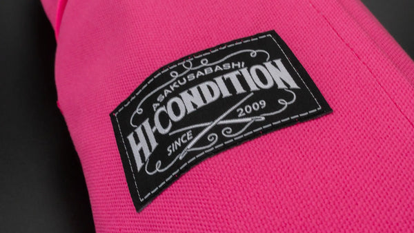 HI-CONDITION Hanpu Canvas 9 Pockets Knife Roll Deep Candy Pink - Tetogi