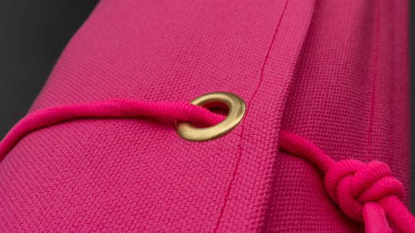 HI-CONDITION Hanpu Canvas 9 Pockets Knife Roll Deep Candy Pink - Tetogi