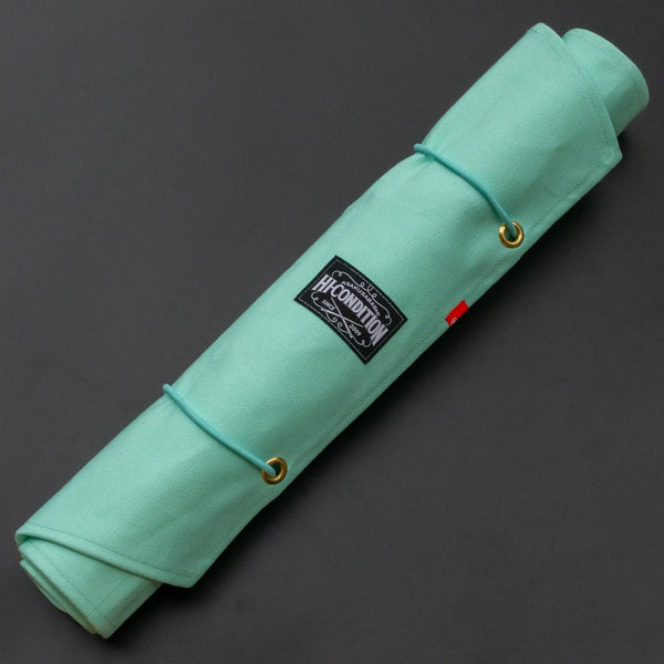 HI-CONDITION Hanpu Canvas 9 Pockets Knife Roll Deep Cream Soda - Tetogi