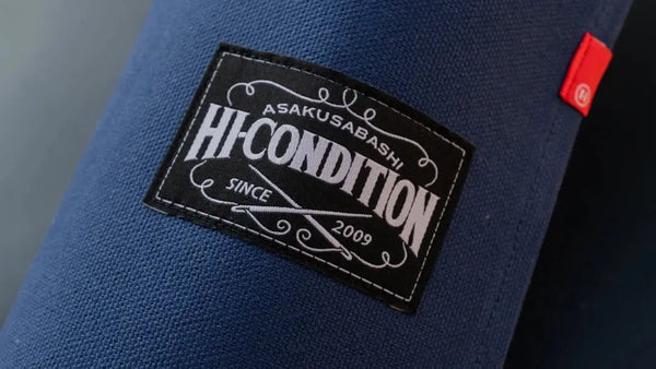 HI-CONDITION Hanpu Canvas 9 Pockets Knife Roll Navy - Tetogi