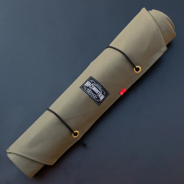 HI-CONDITION Hanpu Canvas 9 Pockets Knife Roll OD - Tetogi