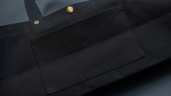 HI-CONDITION Hanpu Canvas Bag for Knife Roll Black - Tetogi