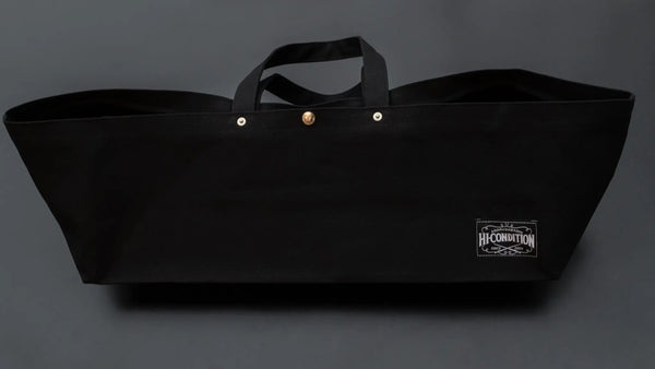 HI-CONDITION Hanpu Canvas Bag for Knife Roll Black - Tetogi