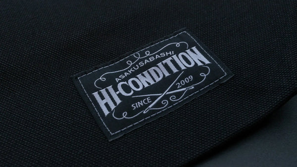 HI-CONDITION Hanpu Canvas Bag for Knife Roll Black - Tetogi