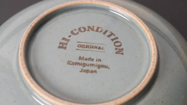 HI-CONDITION Lifestyle #002 Shinogi Saucer (HI-CON Blue) - Tetogi