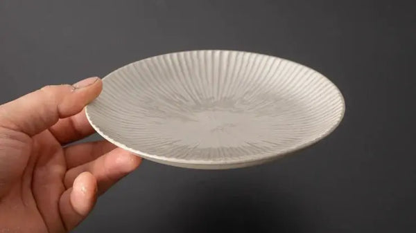 HI-CONDITION Lifestyle #002 Shinogi Saucer (To white) - Tetogi