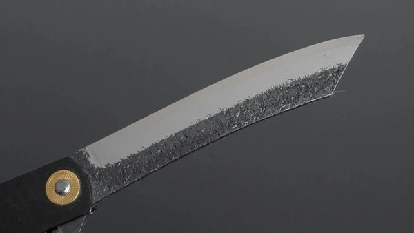 Higonokami Custom Folding Knife X Large Brass Handle (#25B K) - Tetogi