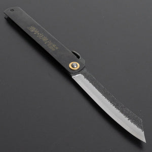 Higonokami Custom Folding Knife X Large Brass Handle (#25B K) - Tetogi
