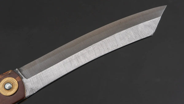 Higonokami Custom Folding Knife X Large Sakura Skin Handle (#10) - Tetogi