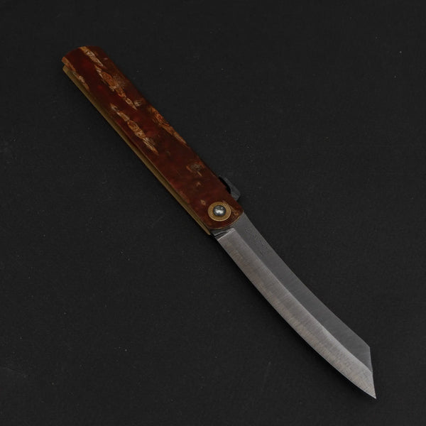 Higonokami Custom Folding Knife X Large Sakura Skin Handle (#10) - Tetogi