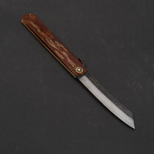 Higonokami Custom Folding Knife X Large Sakura Skin Handle (#12) - Tetogi