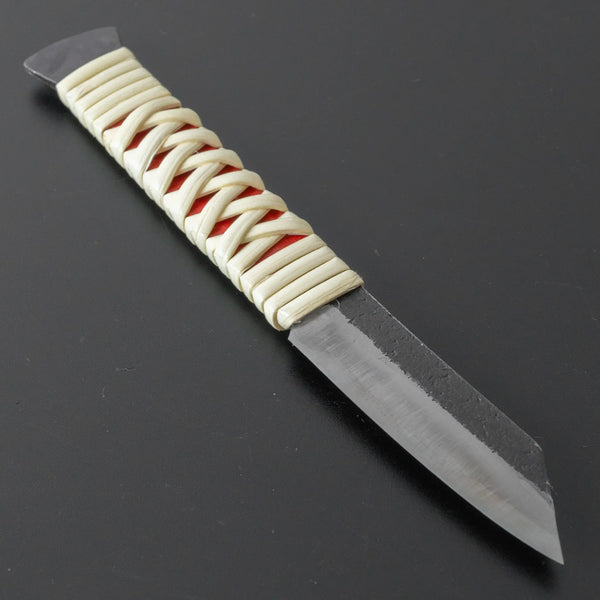 Higonokami Kiridashi Fixed Blade Rattan Handle (Kaku) - Tetogi