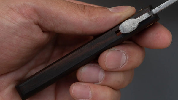 Higonokami VG10 Folding Knife Ebony Handle - Tetogi