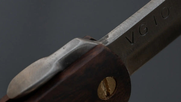 Higonokami VG10 Folding Knife Ironwood Handle - Tetogi