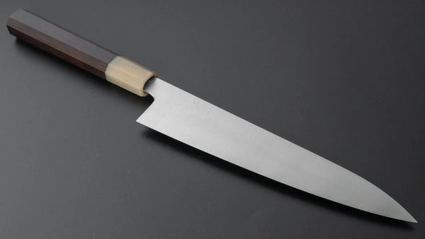Hitohira Ashi Swedish Stainless Gyuto 210mm Ebony Handle - Tetogi