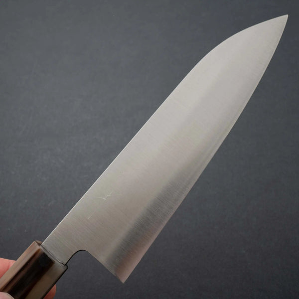 Hitohira Ashi Swedish Stainless Santoku 165mm Ebony Handle - Tetogi