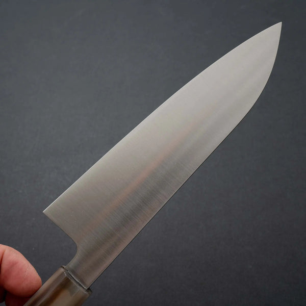 Hitohira Ashi Swedish Stainless Santoku 165mm Ebony Handle - Tetogi