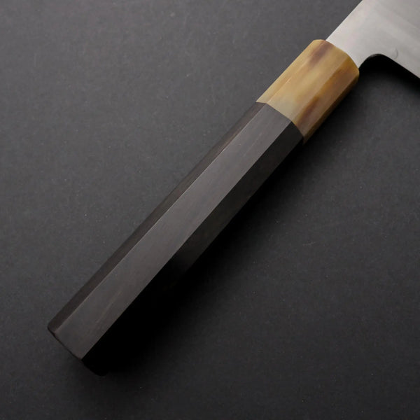 Hitohira Ashi White #2 Gyuto 210mm Ebony Handle - Tetogi