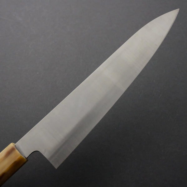 Hitohira Ashi White #2 Gyuto 210mm Ebony Handle - Tetogi