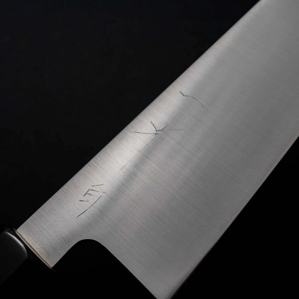 Hitohira Ashi White #2 Santoku 180mm Ho Wood Handle - Tetogi