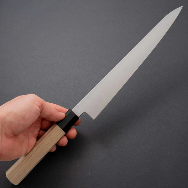 Hitohira Ashi White #2 Sujihiki 270mm Ho Wood Handle - Tetogi
