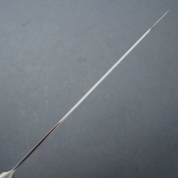 Hitohira FJ SG2 Nickel Damascus White Kiritsuke Gyuto 210mm Linen Micarta Handle - Tetogi