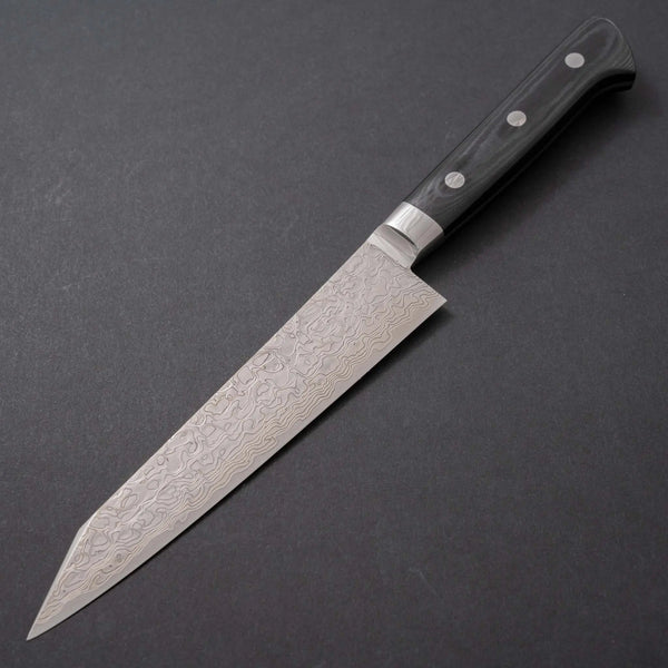 Hitohira FJ SG2 Nickel Damascus White Petty 150mm Linen Micarta Handle (Kiritsuke Tip) - Tetogi