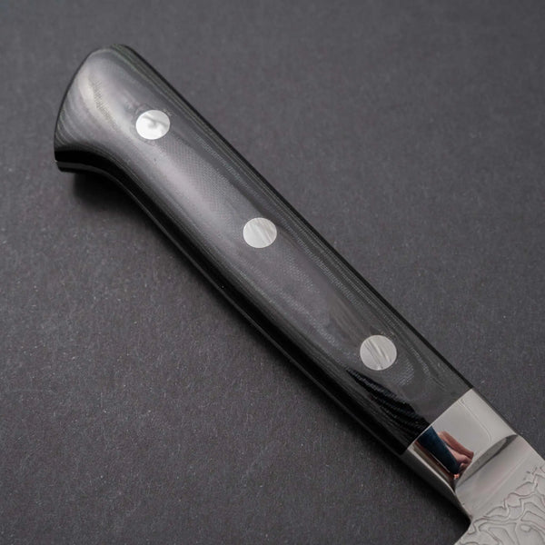 Hitohira FJ SG2 Nickel Damascus White Petty 150mm Linen Micarta Handle (Kiritsuke Tip) - Tetogi