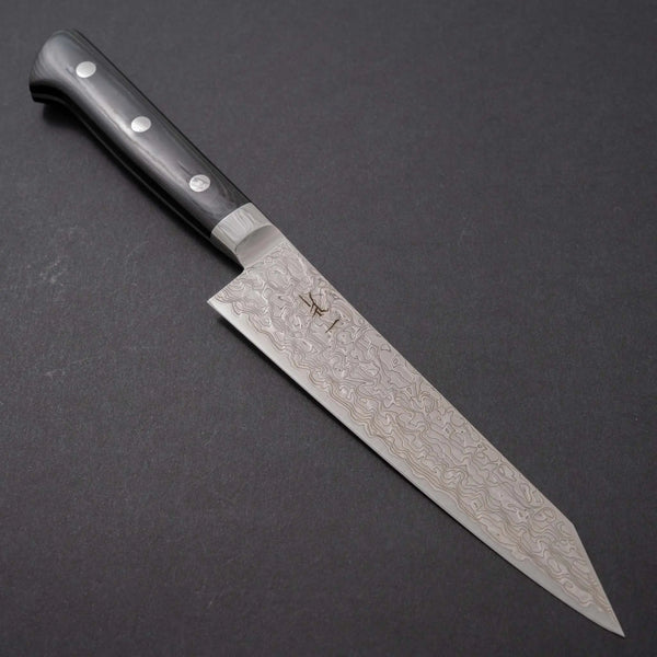 Hitohira FJ SG2 Nickel Damascus White Petty 150mm Linen Micarta Handle (Kiritsuke Tip) - Tetogi