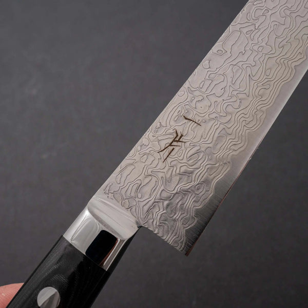 Hitohira FJ SG2 Nickel Damascus White Petty 150mm Linen Micarta Handle (Kiritsuke Tip) - Tetogi
