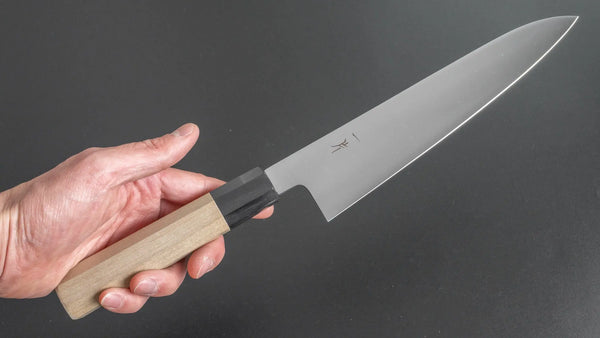 Hitohira FJ VG-10 Gyuto 210mm Ho Wood Handle (Wa) - Tetogi