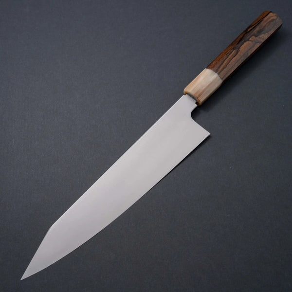 Hitohira FJ VG-10 Gyuto Kiritsuke 240mm Taihei Ziricote Octagonal Handle - Tetogi