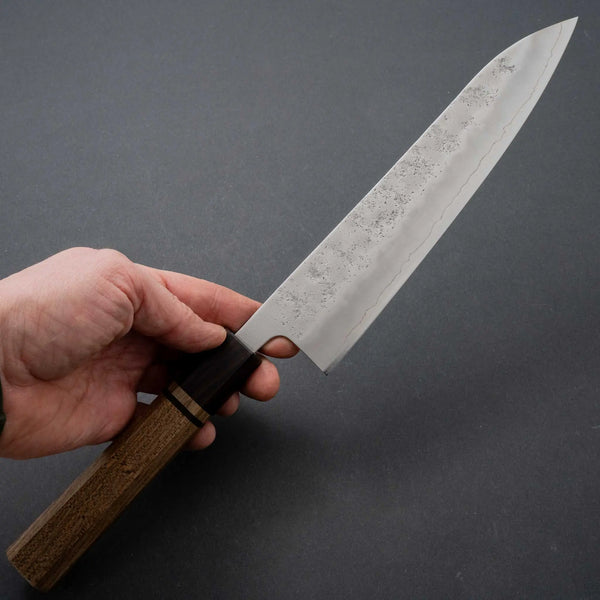Hitohira Futana S3 Nashiji Gyuto 210mm Jindai Elm Handle - Tetogi
