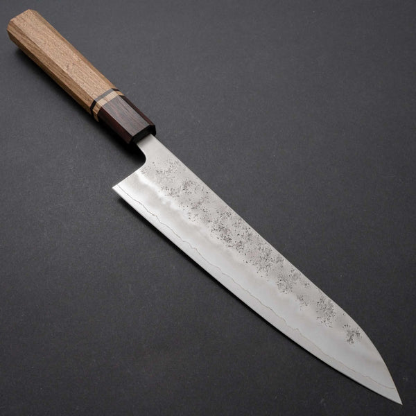 Hitohira Futana S3 Nashiji Gyuto 210mm Jindai Elm Handle - Tetogi