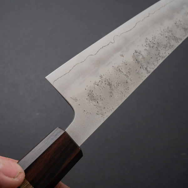 Hitohira Futana S3 Nashiji Gyuto 210mm Jindai Elm Handle - Tetogi