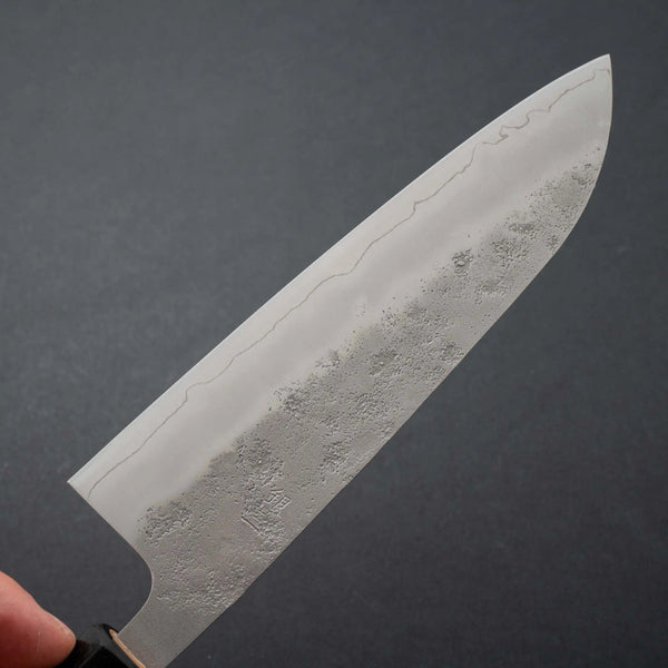 Hitohira Futana S3 Nashiji Santoku 170mm Cherry Wood Handle - Tetogi