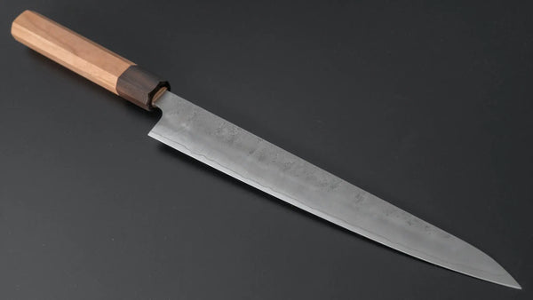 Hitohira Futana S3 Nashiji Sujihiki 240mm Cherry Wood Handle - Tetogi