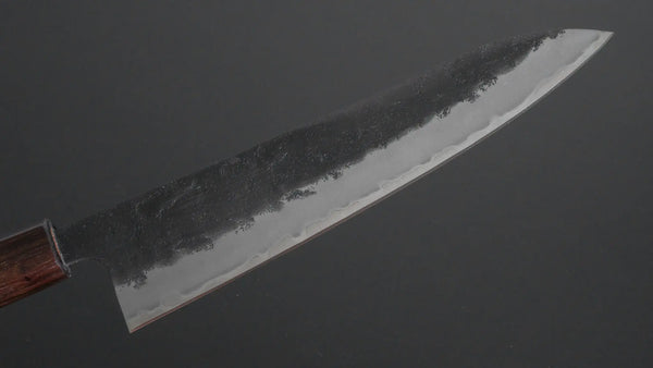 Hitohira Futana SB Kuro Nashiji Gyuto 210mm Cherry Wood Handle - Tetogi
