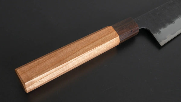 Hitohira Futana SB Kuro Nashiji Gyuto 210mm Cherry Wood Handle - Tetogi