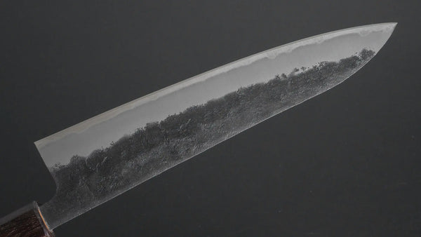 Hitohira Futana SB Kuro Nashiji Gyuto 210mm Cherry Wood Handle - Tetogi