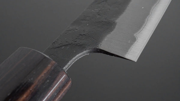 Hitohira Futana SB Kuro Nashiji Petty 135mm Cherry Wood Handle - Tetogi