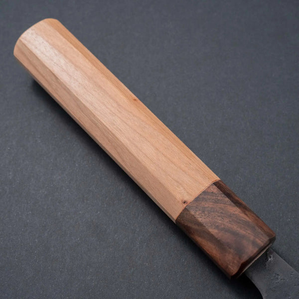 Hitohira Futana SB Kuro Nashiji Santoku 170mm Cherry Wood Handle - Tetogi